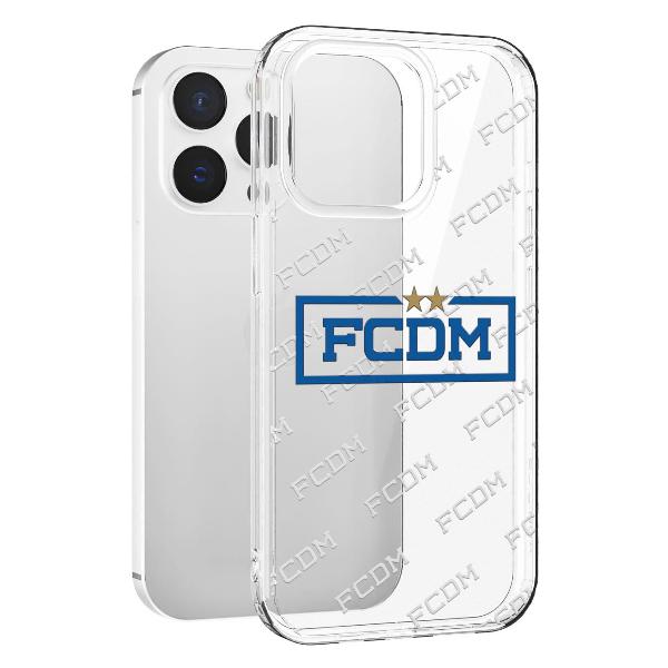 Чехол Mcover для iPhone 15 Pro Max, FC Dynamo Moscow