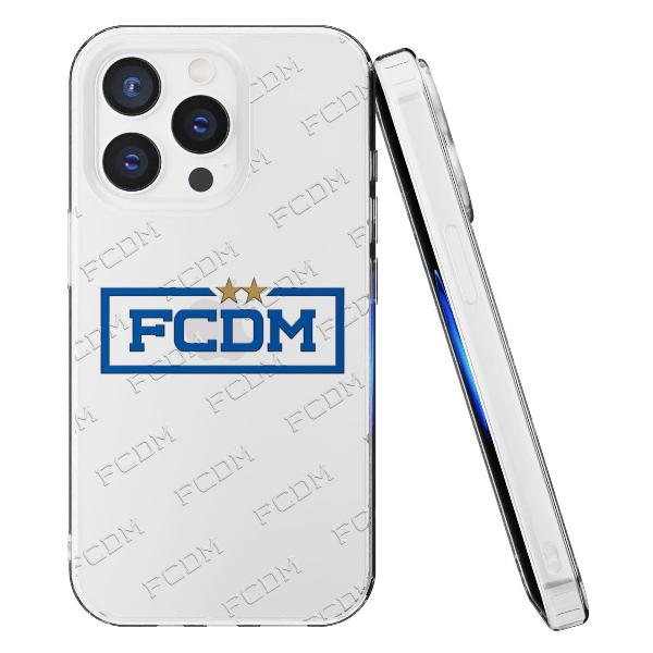Чехол Mcover для iPhone 15 Pro Max, FC Dynamo Moscow