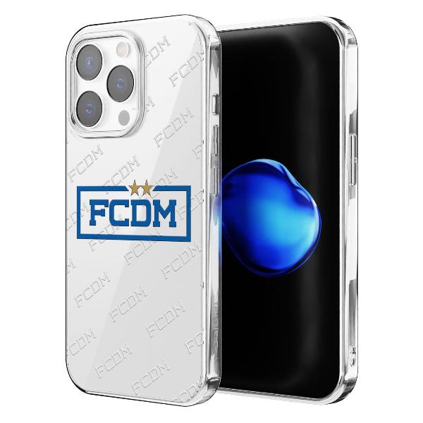 Чехол Mcover для iPhone 15 Pro Max, FC Dynamo Moscow