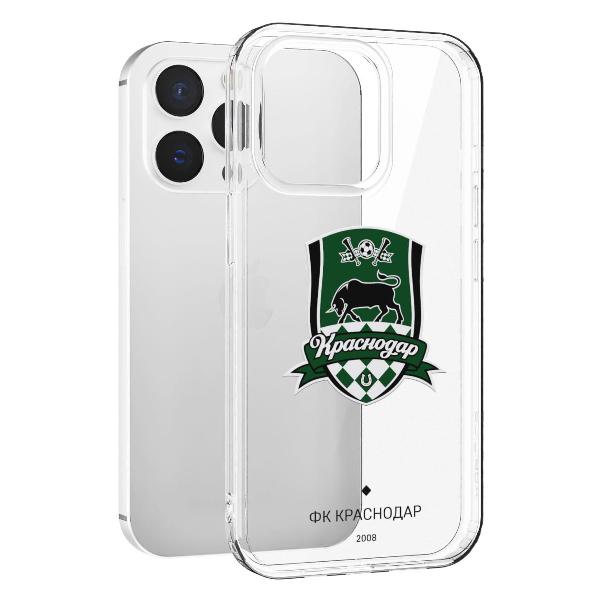 Чехол Mcover для iPhone 15 Pro Max, Краснодар: Эмблема клуба