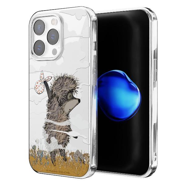 Чехол Mcover для iPhone 15 Pro Max, Ежик в тумане и дымка