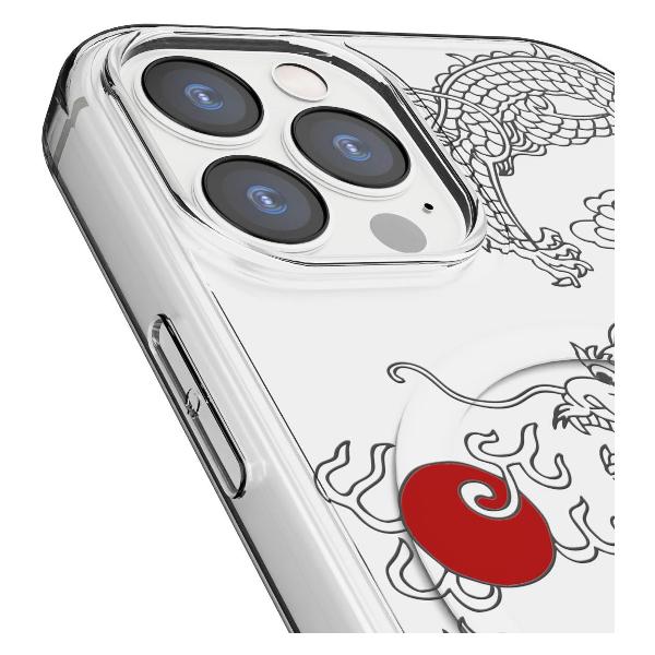 Чехол Mcover для iPhone 12 Pro Max, с MagSafe, Дракон инь