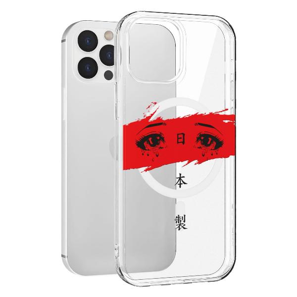 Чехол Mcover для iPhone 12 Pro Max, с MagSafe, Грустные глаза