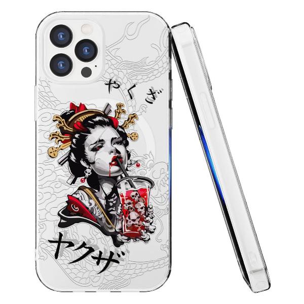 Чехол Mcover для iPhone 12 Pro Max, с MagSafe, Гейша, аниме