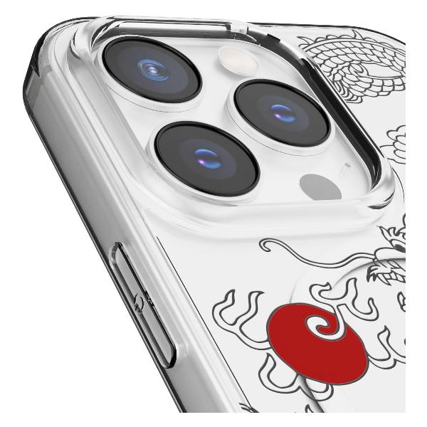 Чехол Mcover для iPhone 14 Pro, с MagSafe, Японский дракон