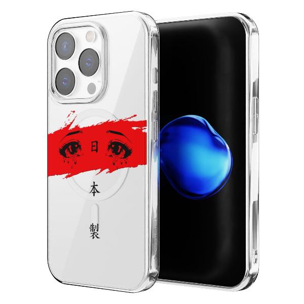 Чехол Mcover для iPhone 14 Pro, с MagSafe, Грустные глаза