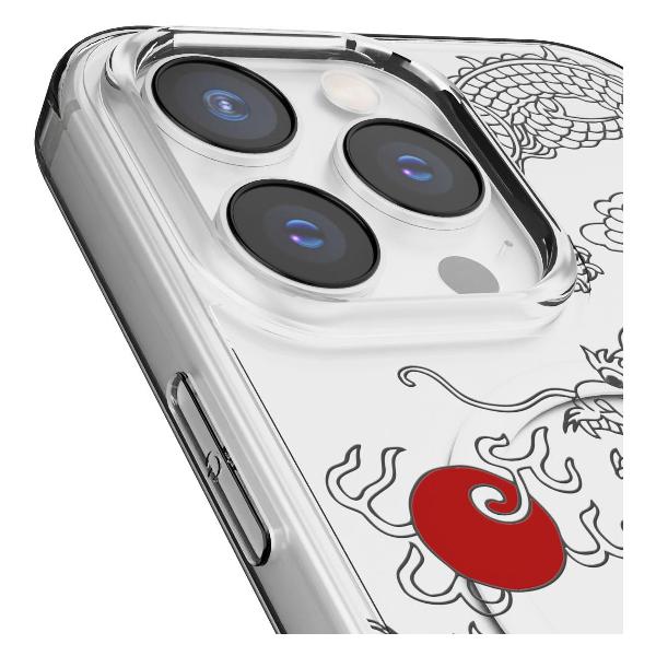 Чехол Mcover для iPhone 14 Pro Max с MagSafe, Японский дракон