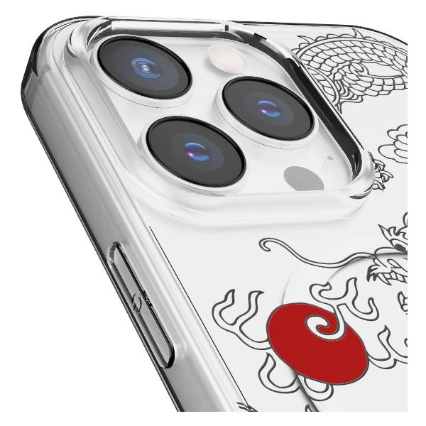 Чехол Mcover для iPhone 15 Pro Max, с MagSafe,Японский дракон