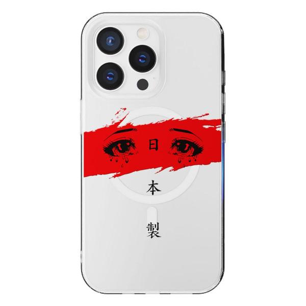 Чехол Mcover для iPhone 15 Pro Max, с MagSafe, Грустные глаза