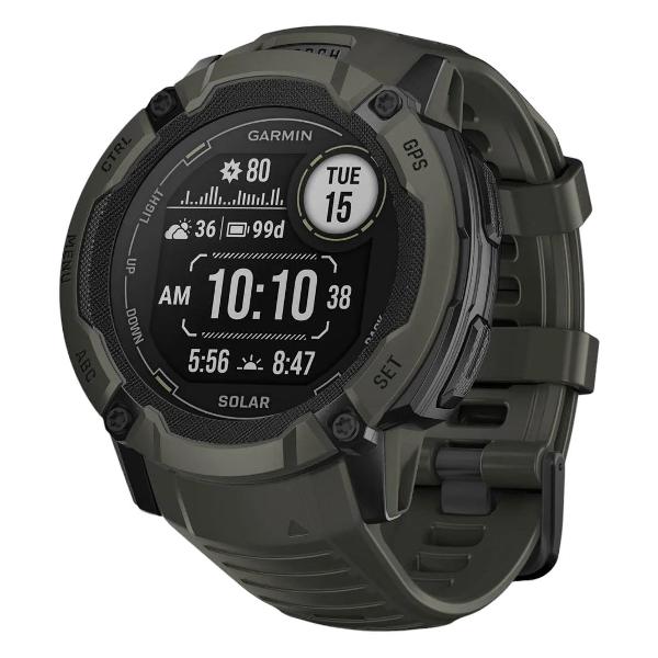 Спортивные часы Garmin Instinct 2X зеленые (010-02805-54)