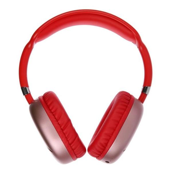 Наушники полноразмерные Bluetooth нет бренда AKZ MAX10 красный
