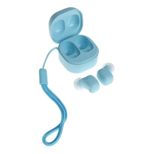 Наушники внутриканальные Bluetooth Y6 голубой