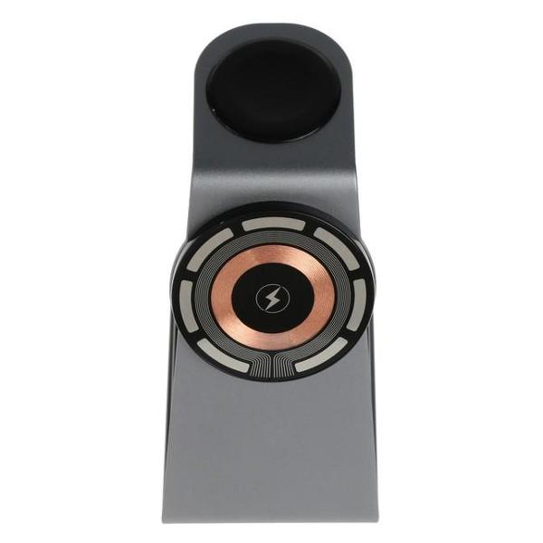 Беспроводное зарядное устройство нет бренда T3 серое