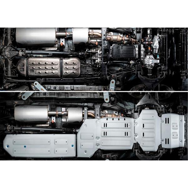 Защита картера, КПП, РК и топливного бака Rival для Tank 300 K333.4801.1