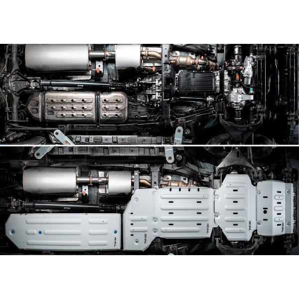 Защита картера, КПП, РК и топливного бака Rival для Tank 300 K333.4801.1.6