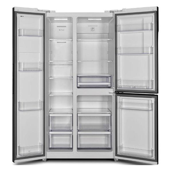 Холодильник (Side-by-Side) Hyundai CS6073FV White Glass