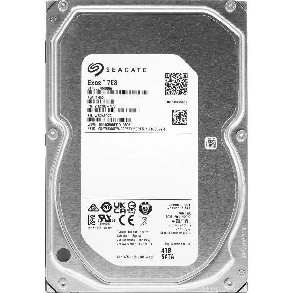 Внутренний HDD диск Seagate Exos 7E8 ST4000NM000A 4TB