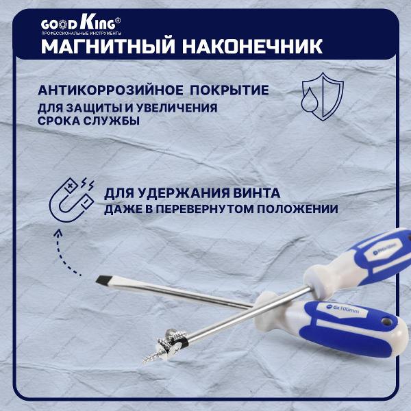 Набор отверток GOODKING O-10002