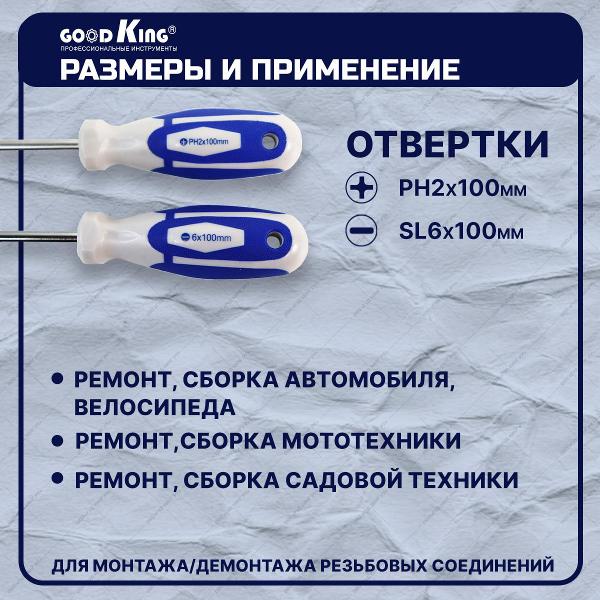 Набор отверток GOODKING O-10002
