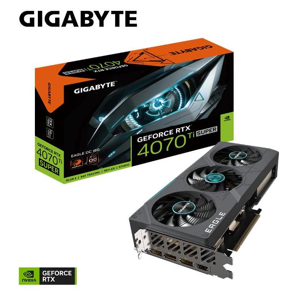Видеокарта GIGABYTE NVIDIA GeForce RTX 4070 Ti SUPER EAGLE OC 16G