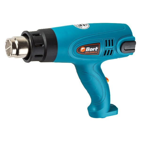 Фен cтроительный Bort BHG-2000N-LK