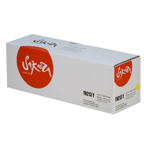 Картридж Sakura TN213Y для Brother желтый, 1300с