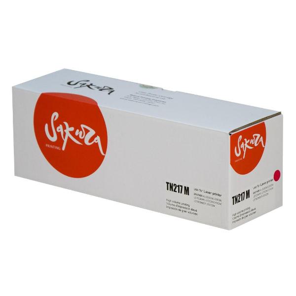 Картридж Sakura TN217M для Brother пурпур, 2300с