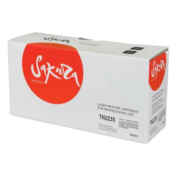 Картридж Sakura TN2235 для Brother черный, 1200с