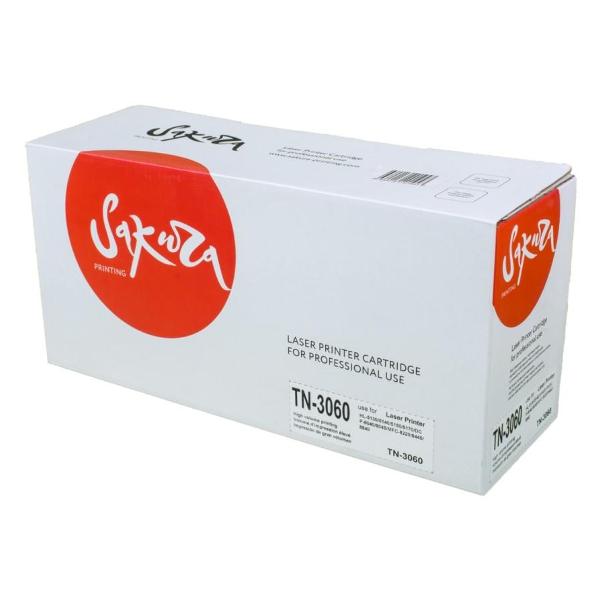 Картридж Sakura TN3060 для Brother черный, 6000с