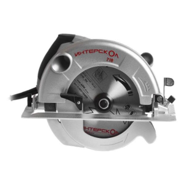 Электропила циркулярная ИНТЕРСКОЛ ДП-210/1900ЭМ