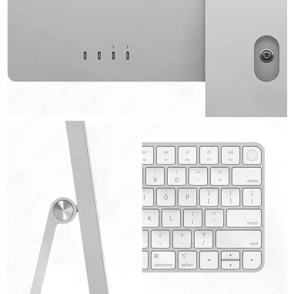 Моноблок Apple iMac 24 M3 8/10 core/8/512GB Silver (MQRK3LL/A)