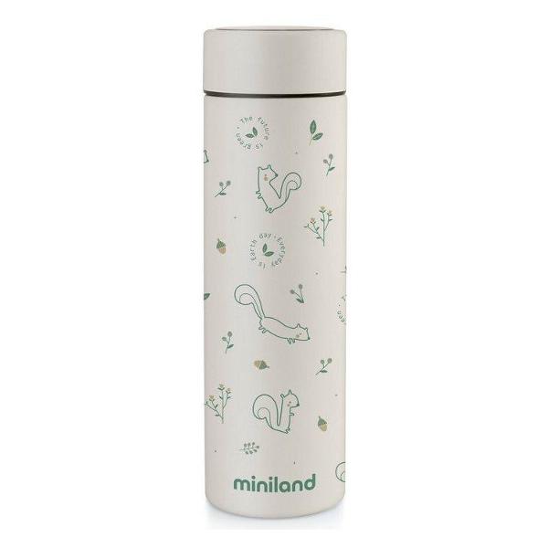 Термос Miniland Natur Thermos Chip бежевый, 450 мл фото