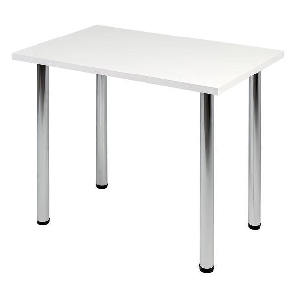 Стол обеденный Gastrorag 900х600х26&nbsp;белый хром фото