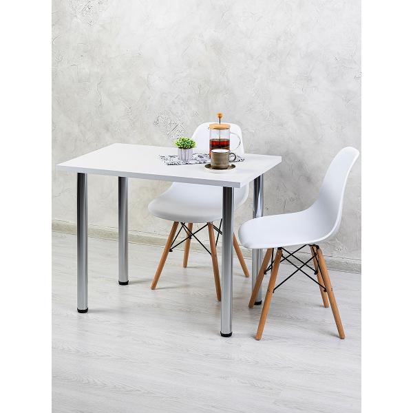 Стол обеденный Gastrorag 900х600х26&nbsp;белый хром