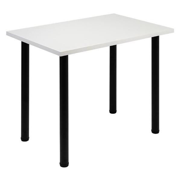 Стол обеденный Gastrorag 900х600х26&nbsp;белый черный