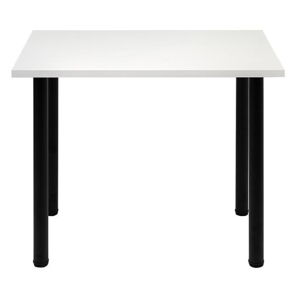 Стол обеденный Gastrorag 900х600х26&nbsp;белый черный