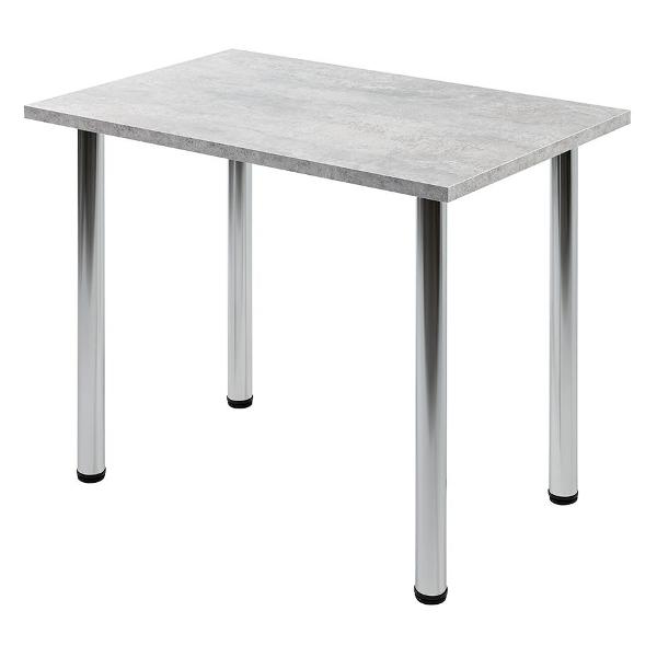 Стол обеденный Gastrorag 900х600х26&nbsp;бетон хром