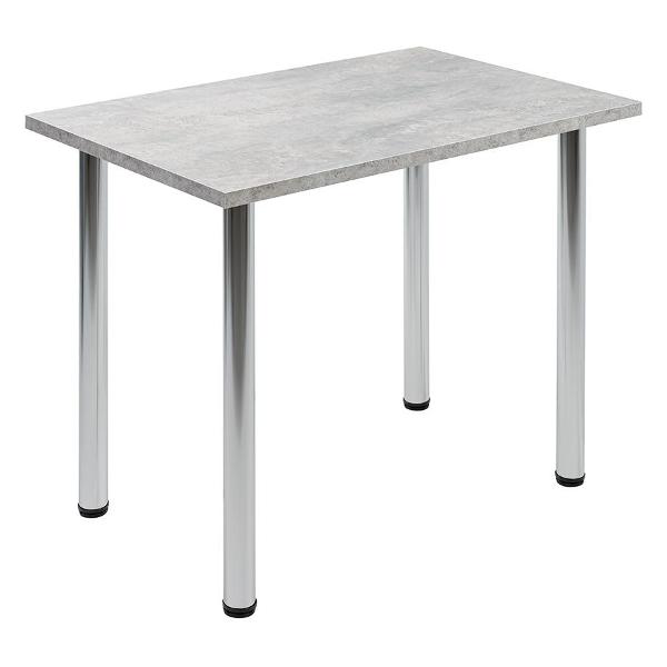 Стол обеденный Gastrorag 900х600х26&nbsp;бетон хром