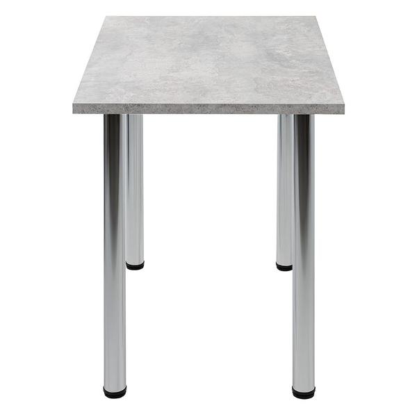 Стол обеденный Gastrorag 900х600х26&nbsp;бетон хром