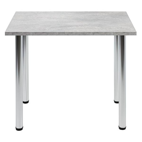 Стол обеденный Gastrorag 900х600х26&nbsp;бетон хром