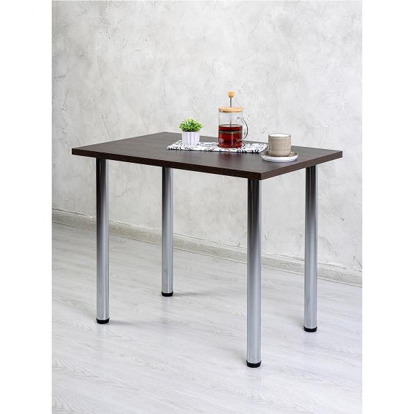 Стол обеденный Gastrorag 900х600х26&nbsp;венге хром