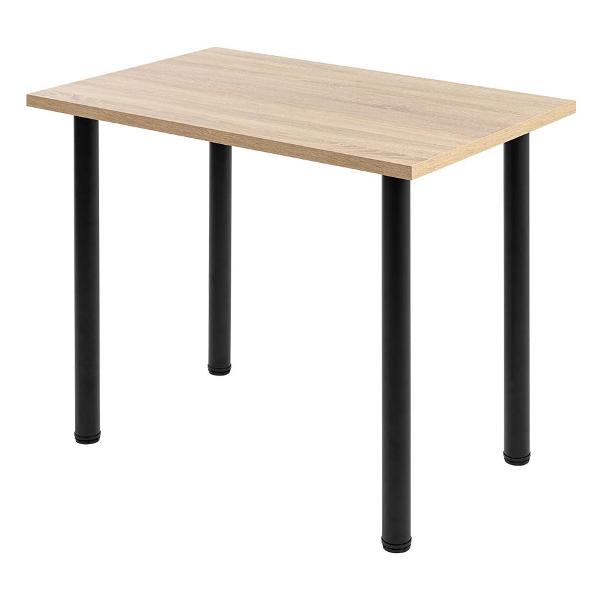 Стол обеденный Gastrorag 900х600х26&nbsp;дуб&nbsp;сонома черный