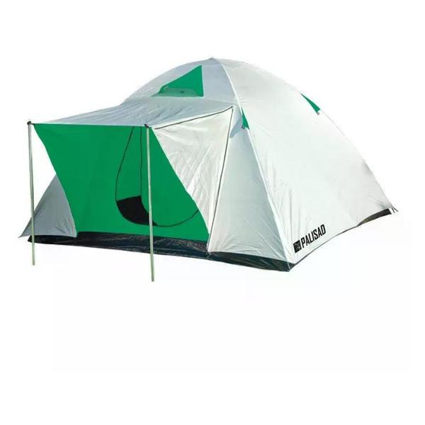 Палатка туристическая Palisad Camping двухслойная трехместная 210x210x130 см