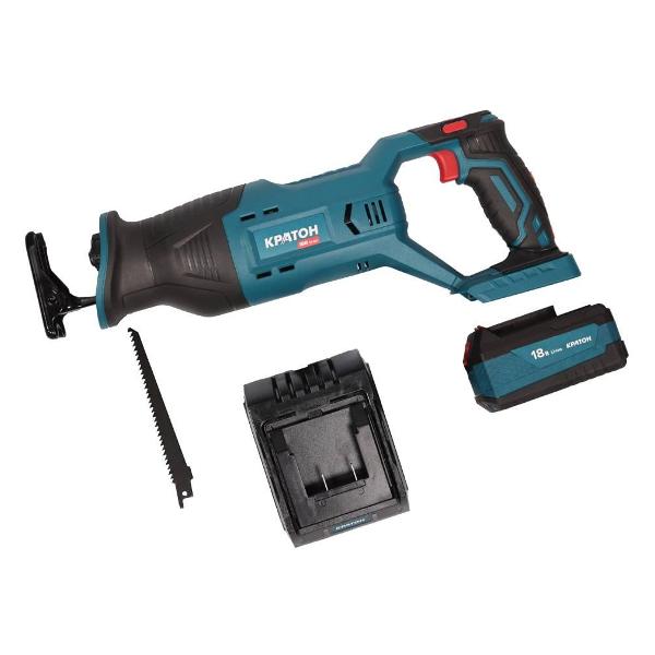 Пила сабельная аккумуляторная Кратон RS18DC-115-OFA SET