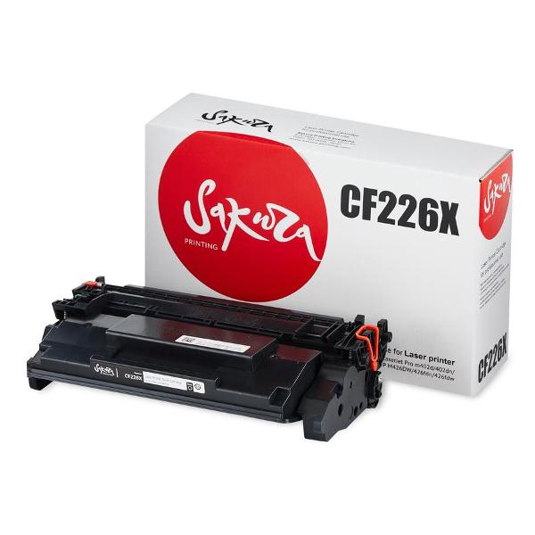 Картридж Sakura CF226X (26X) для HP черный 9000к