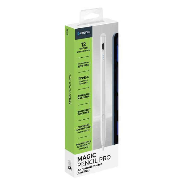 Стилус Deppa Magic Pro для Apple iPad (63162), белый