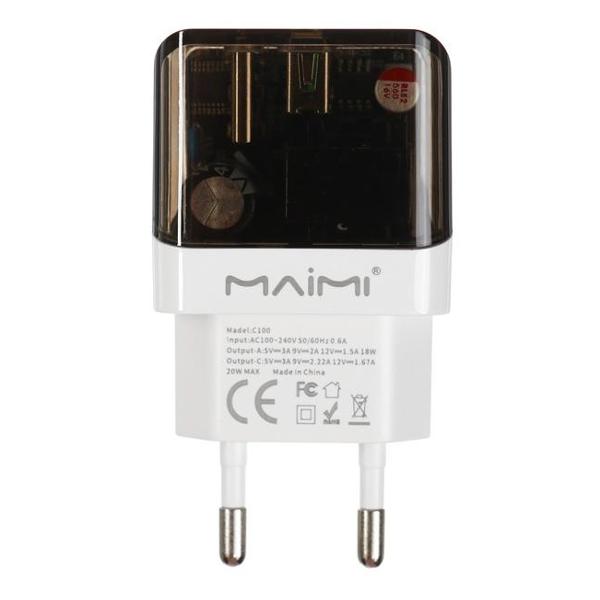 Сетевое зарядное устройство Maimi Type-C Power Delivery C100