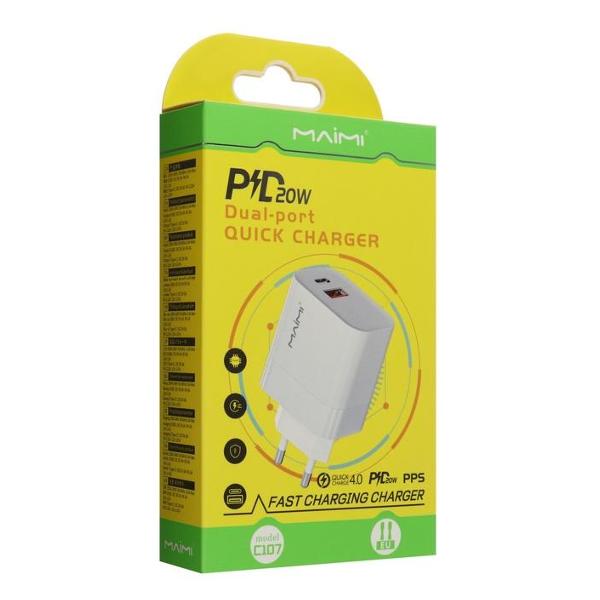Сетевое зарядное устройство Maimi Type-C Power Delivery C107