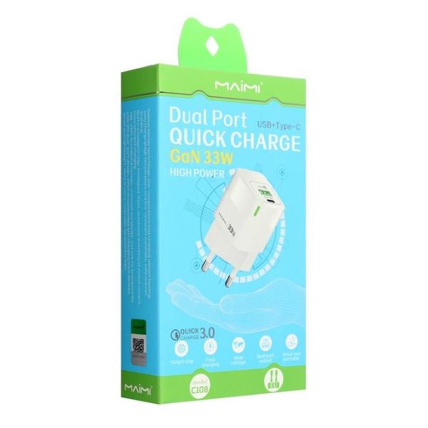 Сетевое зарядное устройство Maimi Type-C Power Delivery C108