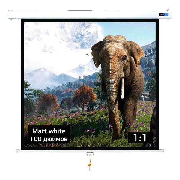 Экран для видеопроектора S'ok SCPSW-180x180